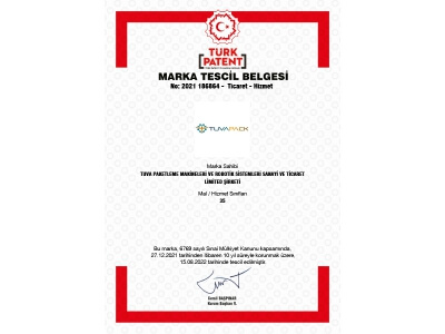 Tuvapack Marka Tescil